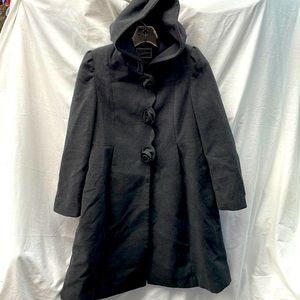 Rothschild hooded under the knee coat girl sz 16